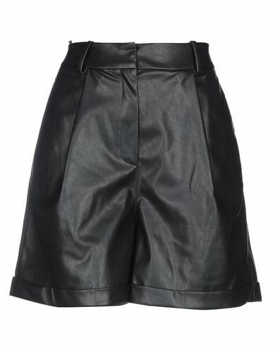 Pinko Woman Shorts & Bermuda Shorts Black Polyurethane, Polyester Cover