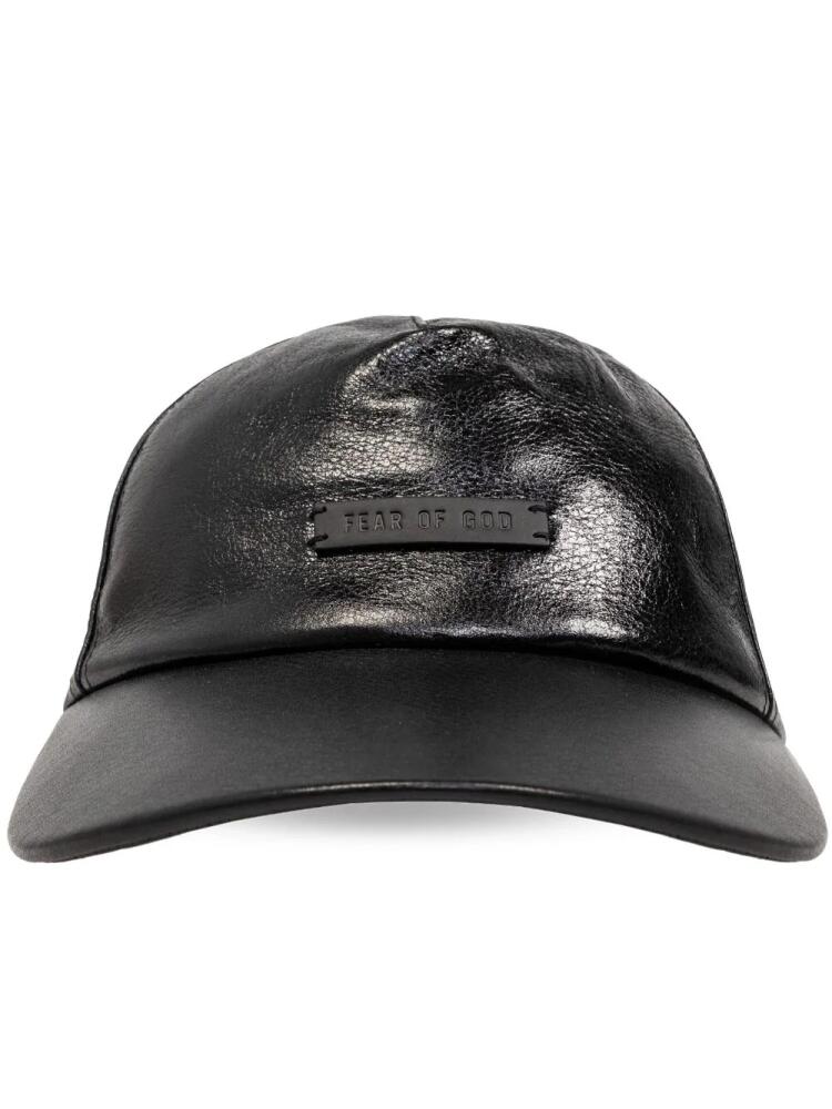 Fear Of God leather baseball cap - Black Cover