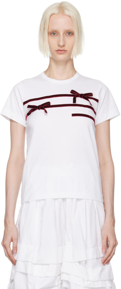 Comme des Garçons Girl White Ribbon T-Shirt Cover