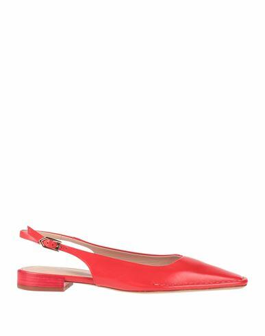 Tod's Woman Ballet flats Red Leather Cover