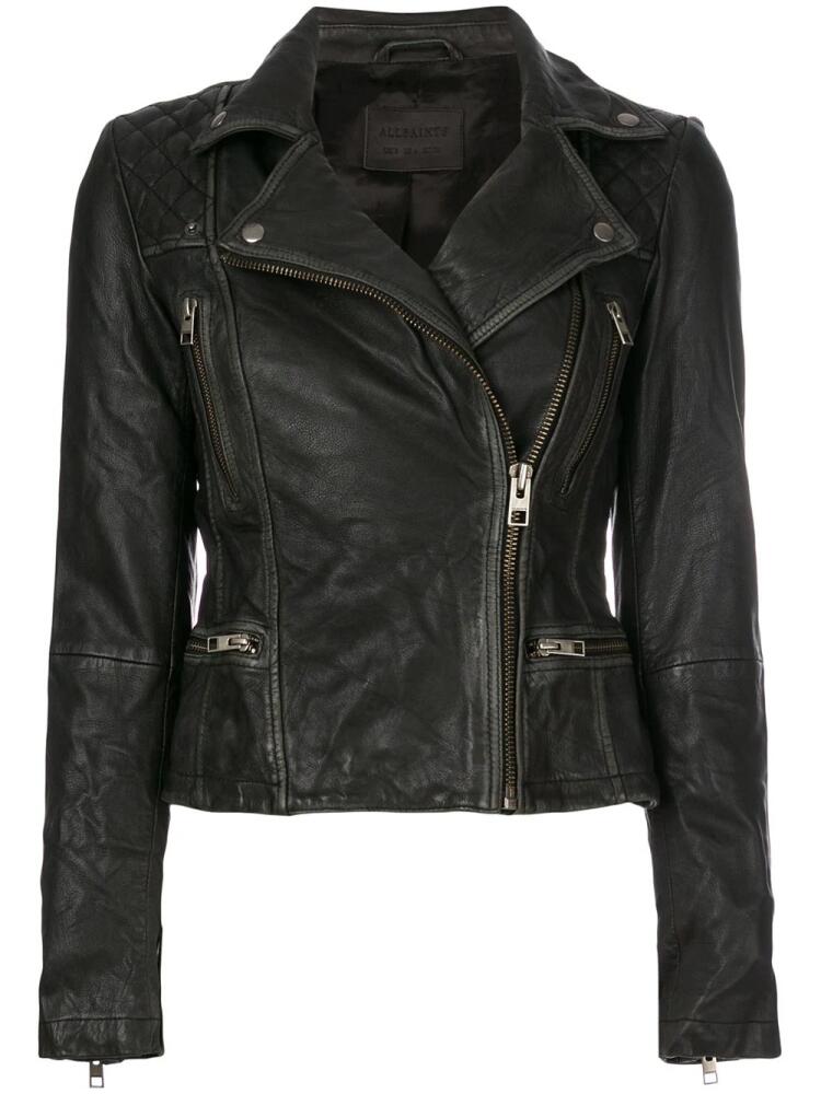 AllSaints Cargo biker jacket - Black Cover