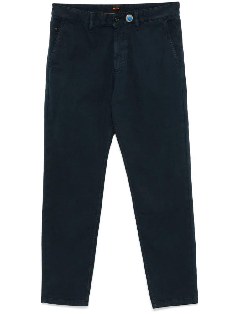 BOSS tapered chinos - Blue Cover