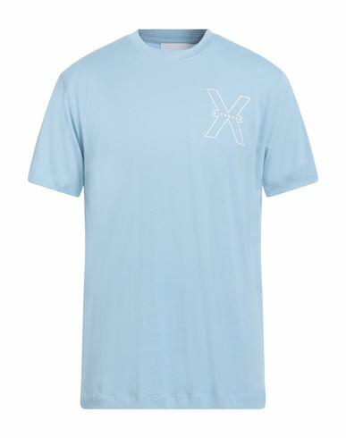 Richmond X Man T-shirt Pastel blue Cotton Cover