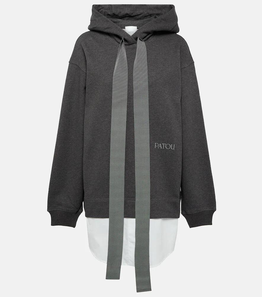 Patou Oversized cotton hoodie Cover