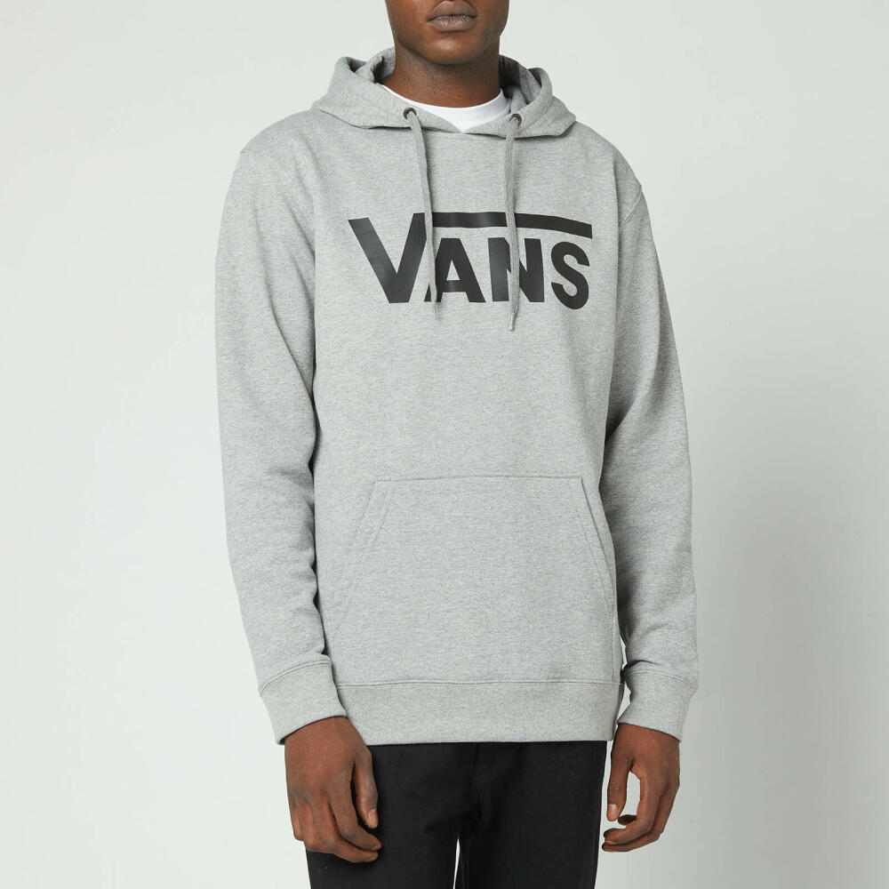 Vans Men's Classic Pullover Hoodie - Cement Heather/Black Cover