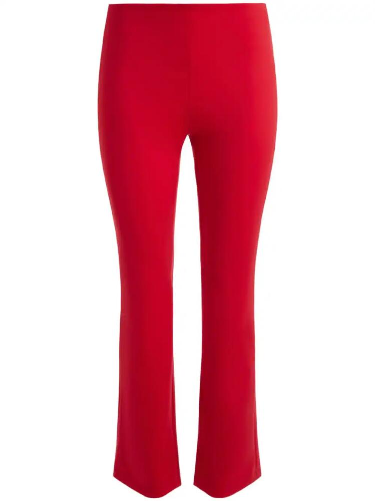 alice + olivia Rmp cropped bootcut trousers - Red Cover