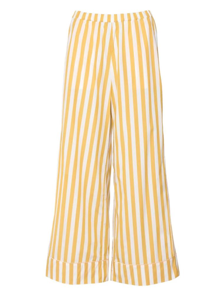 ERES Marmelade stripe-print trousers - Yellow Cover