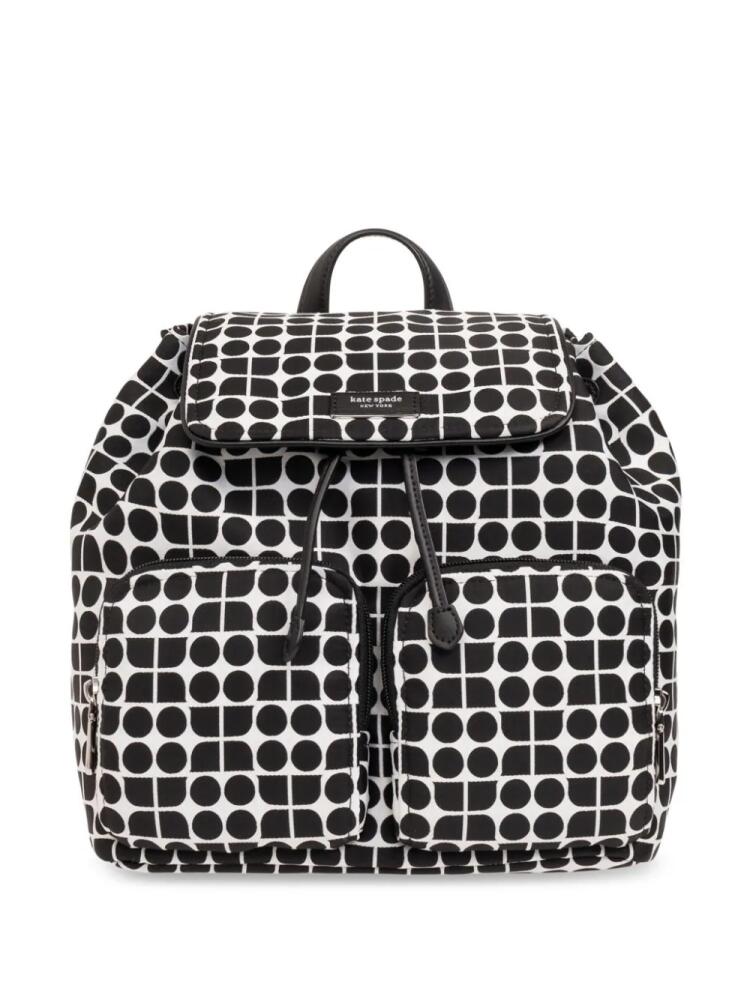 Kate Spade Noel-jacquard backpack - Black Cover