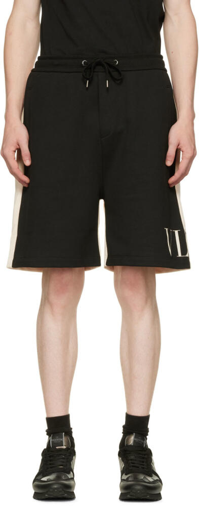 Valentino Black & Off-White 'VLTN' Shorts Cover