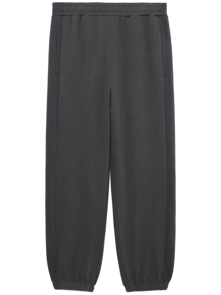 FIVE CM two-tone cotton-blend track pants - Grey Cover