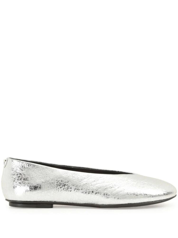 Sergio Rossi Arc ballerina shoes - Silver Cover