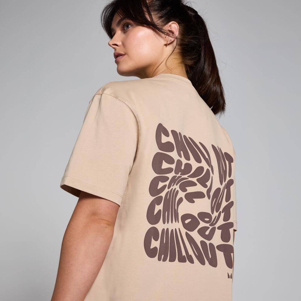 MP Tempo Oversized Chill Out Graphic T-Shirt - Cream - XXS - XS Cover