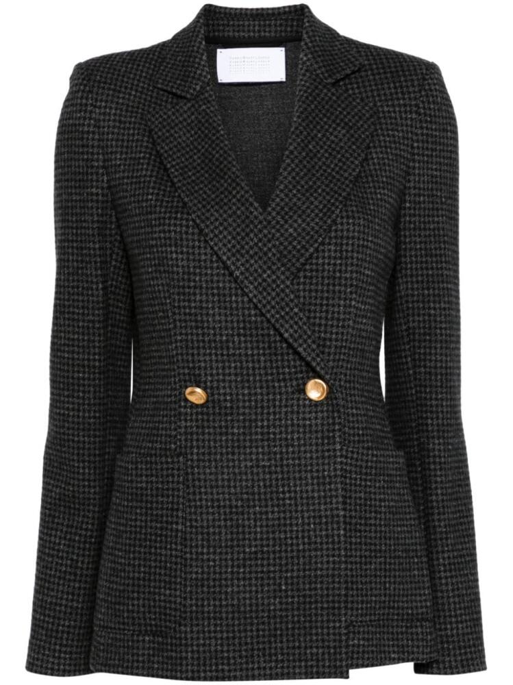 Harris Wharf London houndstooth-pattern blazer - Grey Cover