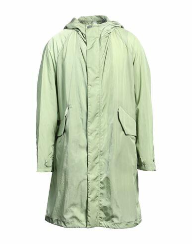 Hevò Man Overcoat & Trench Coat Light green Polyamide Cover