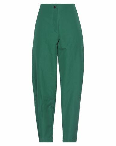 Ottod'ame Woman Pants Green Polyester Cover