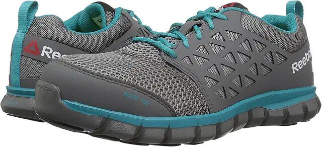 Reebok Work Sublite Cushion Work Alloy Toe SD (Grey/Turquoise) Women's Work Boots Cover