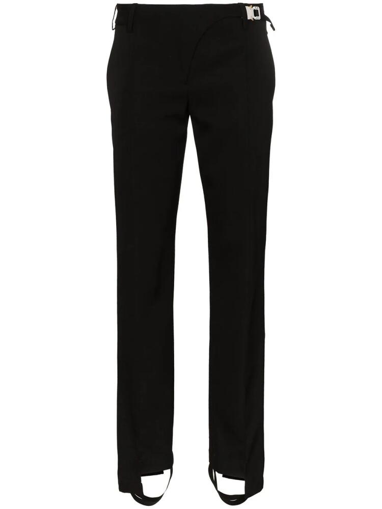 1017 ALYX 9SM stirrup slim-leg trousers - Black Cover