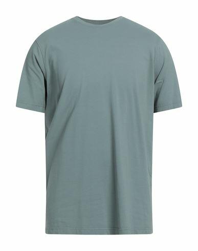 Alpha Studio Man T-shirt Sage green Cotton, Elastane Cover