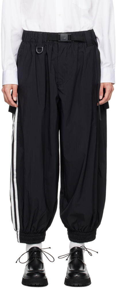 Y-3 Black NYL Track Pants Cover