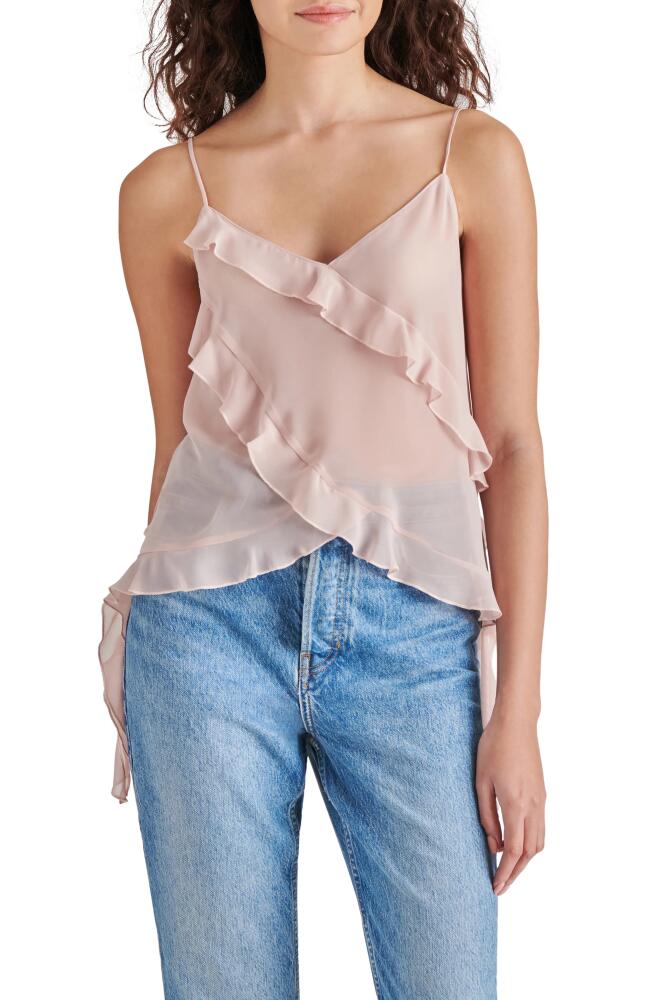 Steve Madden Sal Ruffle Top in Rose Taupe Cover