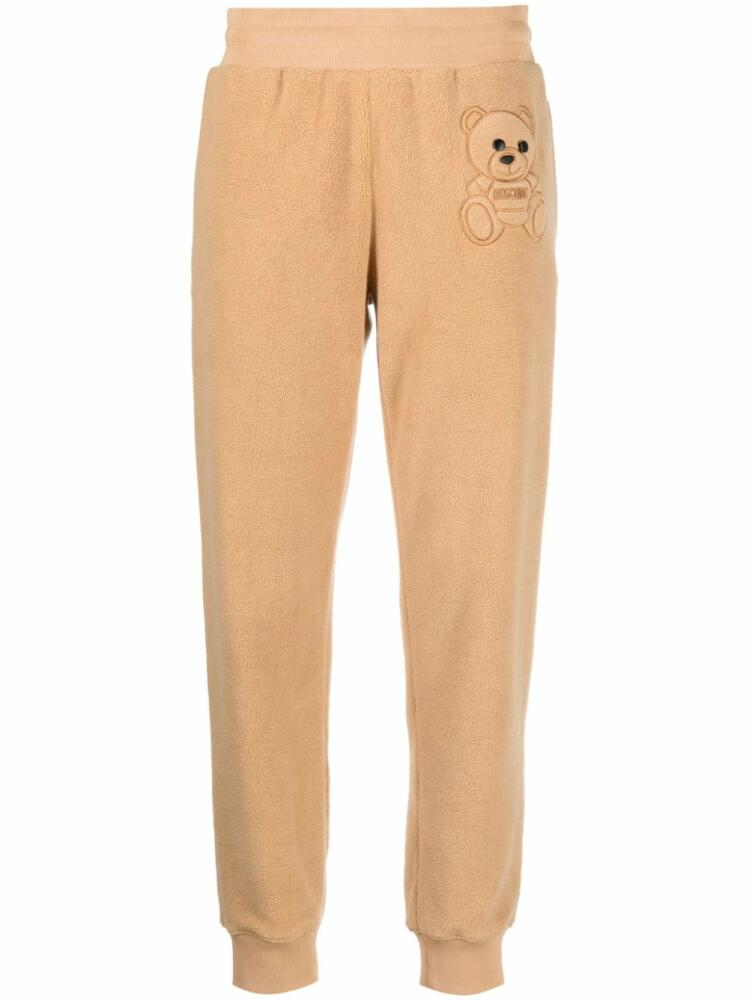 Moschino Teddy-bear detail cropped trousers - Neutrals Cover