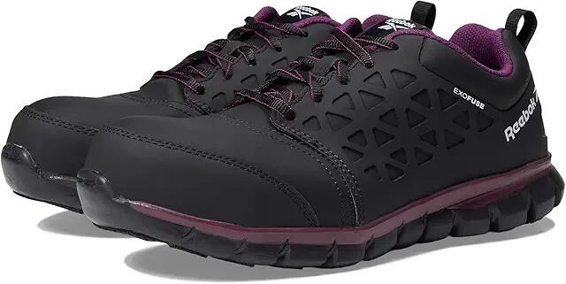 Reebok Work Sublite Cushion Work Comp Toe SD (Black/Plum) Women's Work Boots Cover