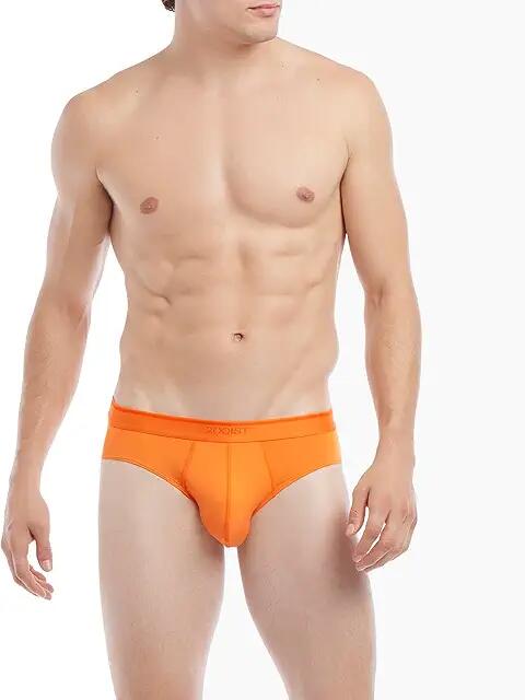 2(X)IST Speed Dri Electric Low-Rise Brief (Sun Orange) Men's Underwear Cover