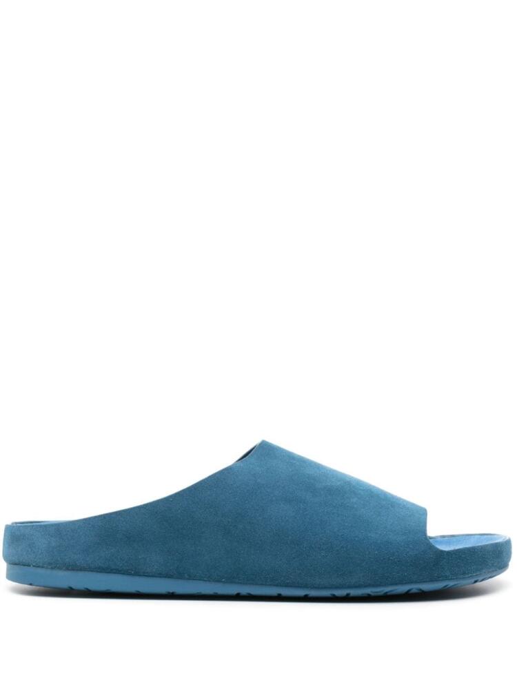 LOEWE Lago suede sandals - Blue Cover