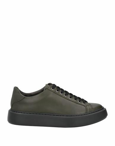 Bottega Marchigiana Man Sneakers Military green Soft Leather Cover