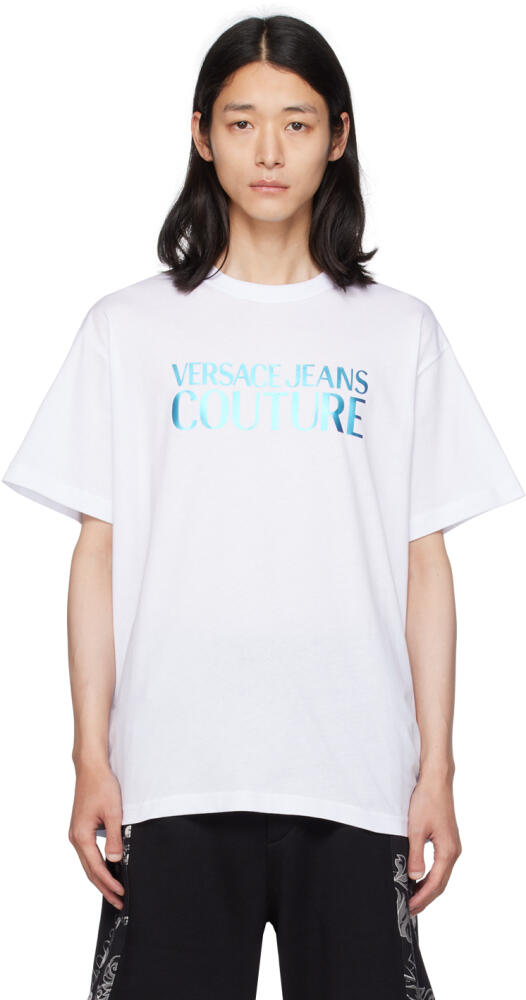 Versace Jeans Couture White Printed T-Shirt Cover