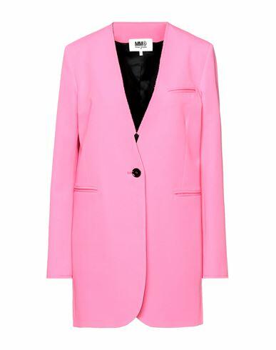 Mm6 Maison Margiela Woman Blazer Pink Polyester, Viscose, Elastane Cover