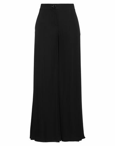 Moschino Woman Pants Black Acetate, Elastane, Silk Cover