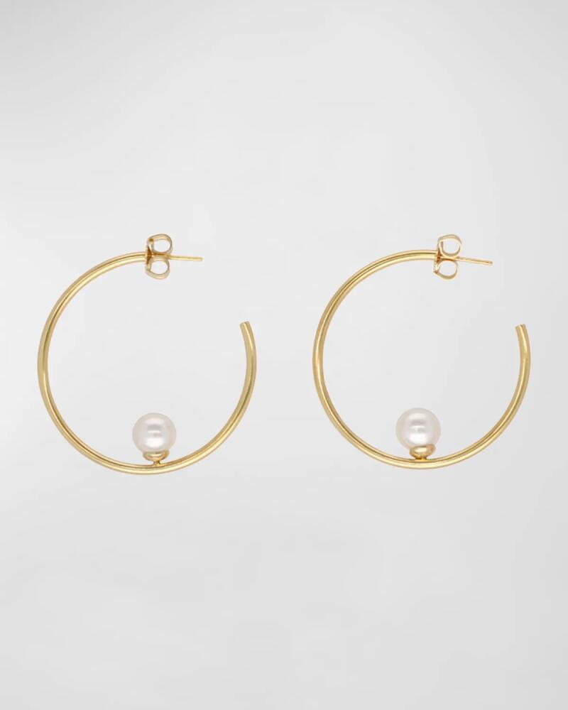 Majorica Alba Pearl Hoop Earrings Cover