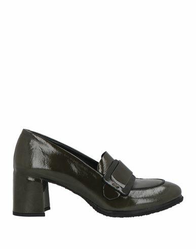 Del Carlo Woman Loafers Black Leather Cover