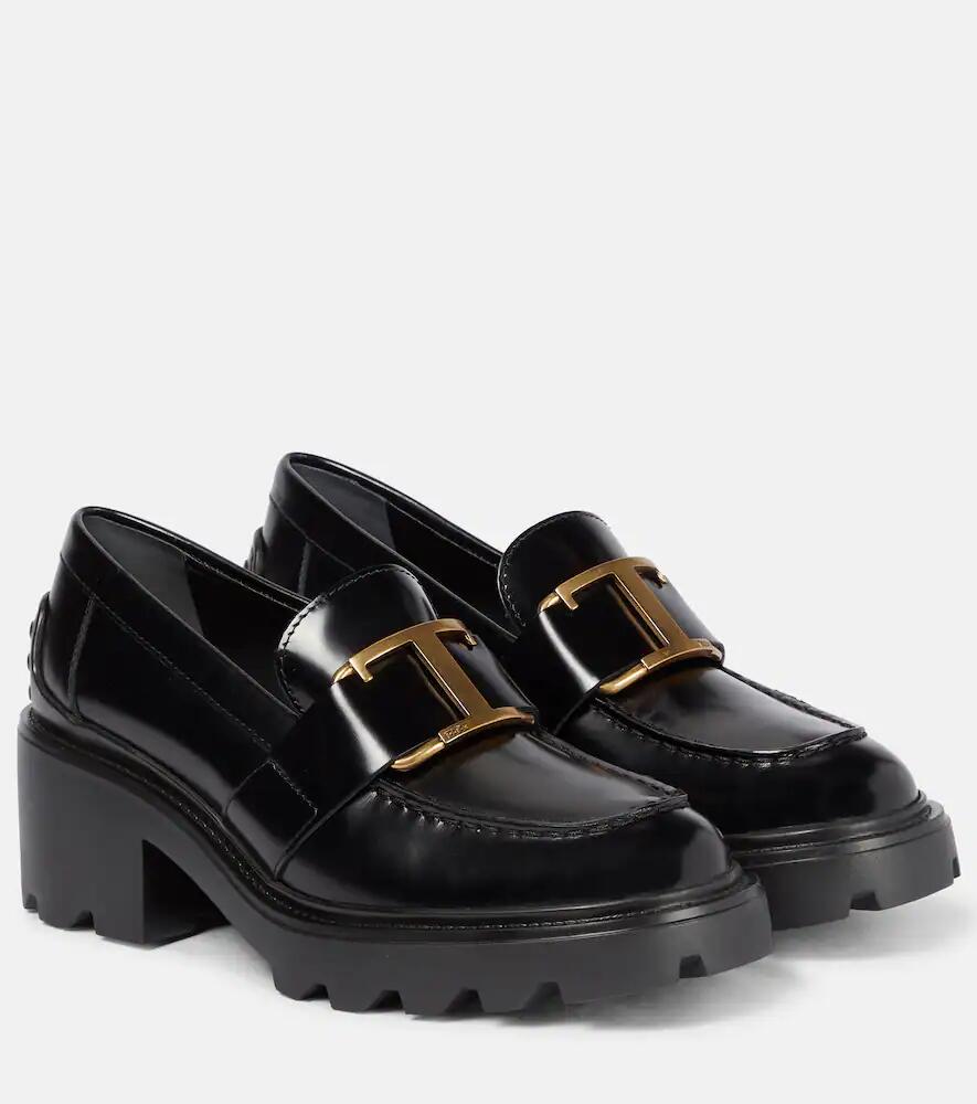 Tod's Leather platform loafers Cover