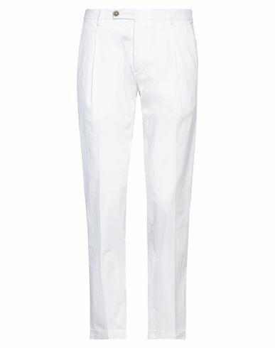 Michael Coal Man Pants White Cotton, Elastane Cover