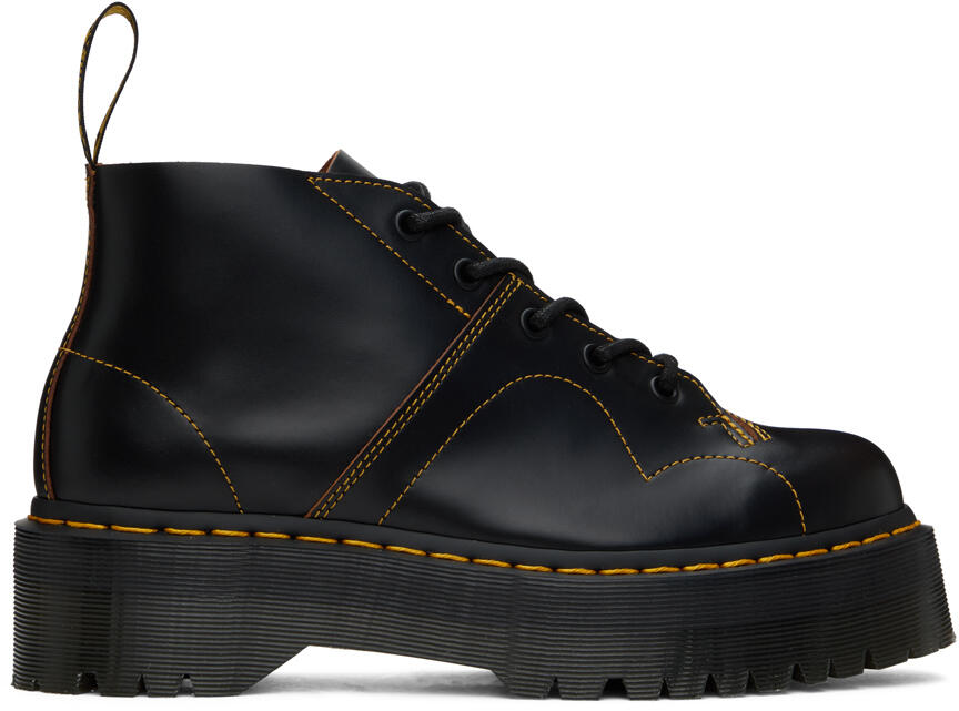 Dr. Martens Black Church Platform Boots Cover