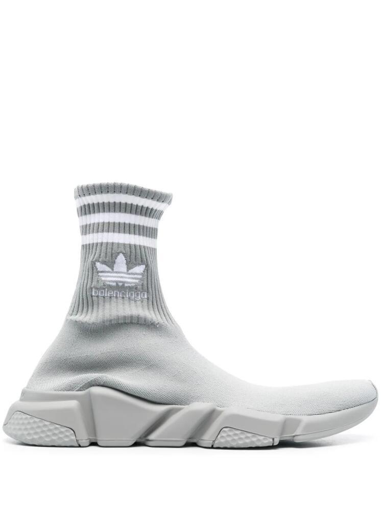 Balenciaga x adidas Speed high-top sneakers - Grey Cover