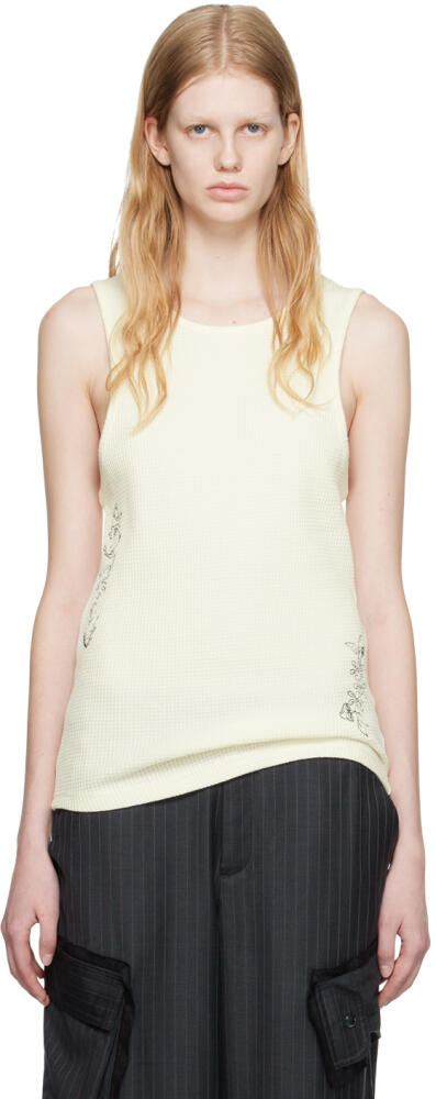 Andersson Bell White Flower Man Tank Top Cover