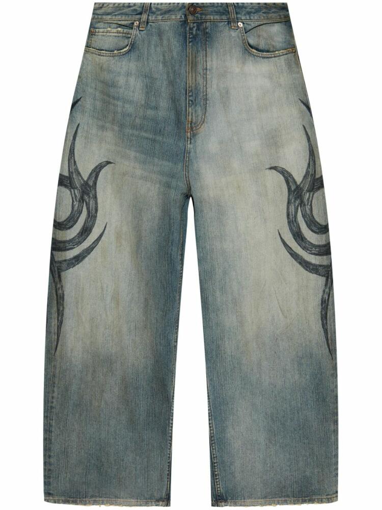 Balenciaga drop-crotch jeans - Blue Cover