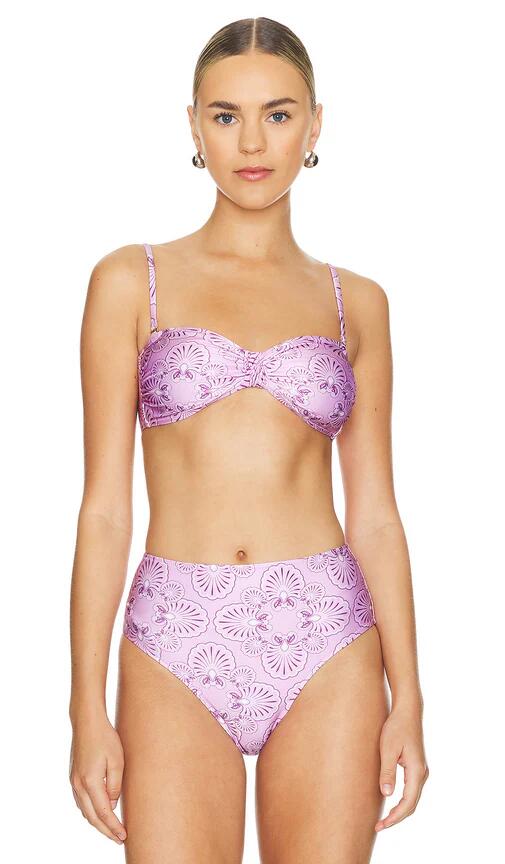 Shani Shemer Barbara Bikini Top in Lavender Cover