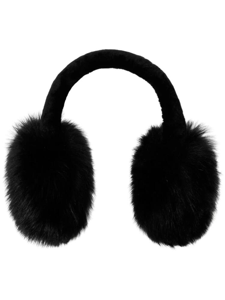 Burberry tonal shearling earmuffs - Black Cover