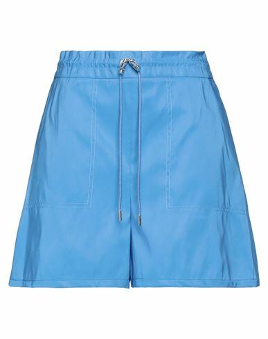 Alexander Mcqueen Woman Shorts & Bermuda Shorts Azure Polyester Cover