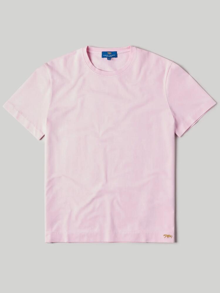 Robert Talbott Dean Stretch Jersey Tee in Pink Cover