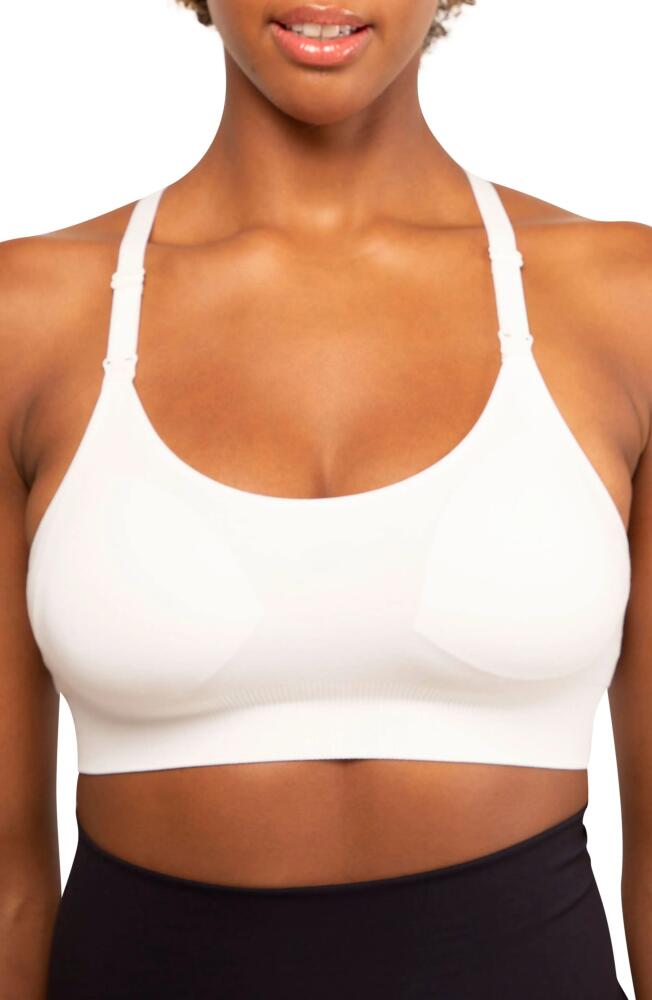 Modern Eternity Racerback Nursing Bra in Eggshell Cover