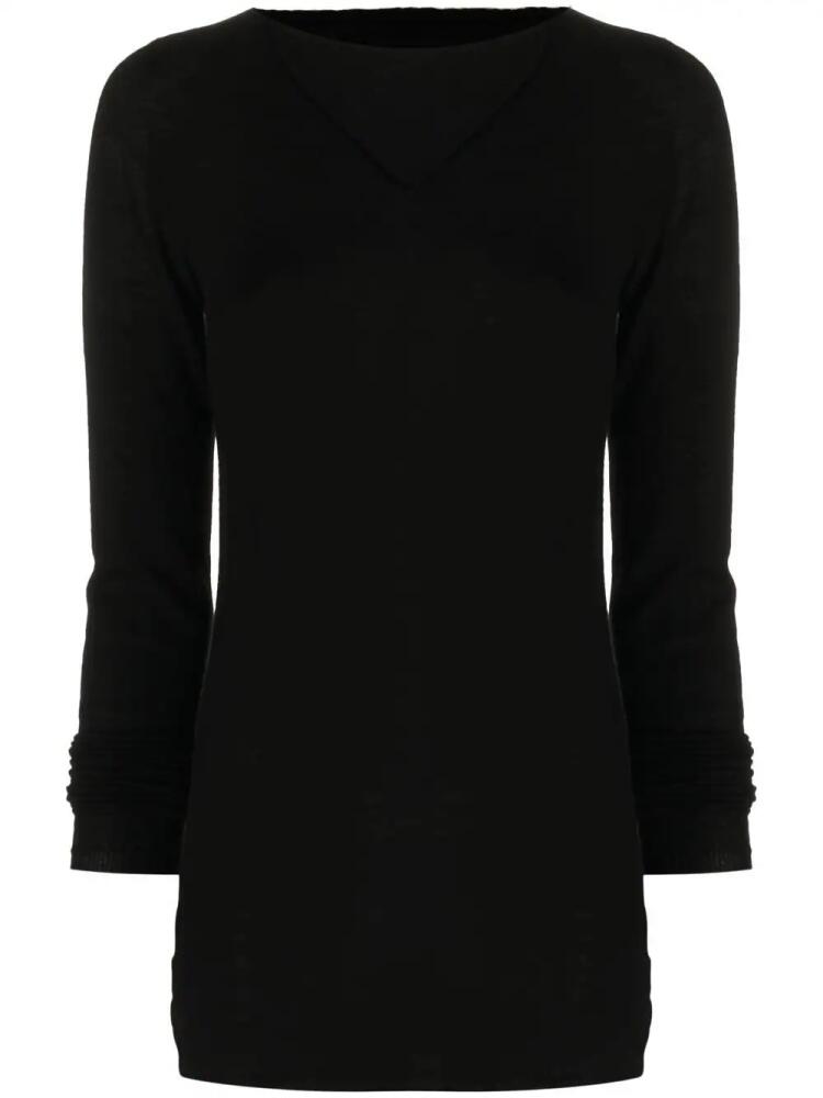 Rick Owens virgin wool crew-neck jumper - Black Cover