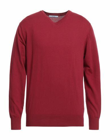 At. p.co Man Sweater Burgundy Cotton Cover