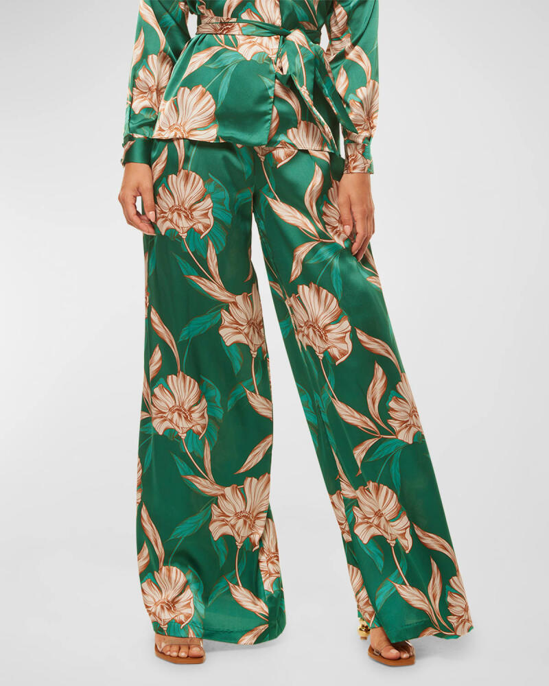 MISA Los Angeles Filippa Relaxed Wide-Leg Floral Pants Cover