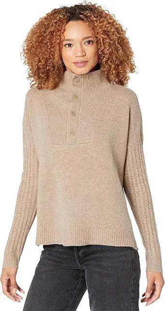 Splendid Nora Cashmere Sweater (Heather Toast) Women's Clothing Cover