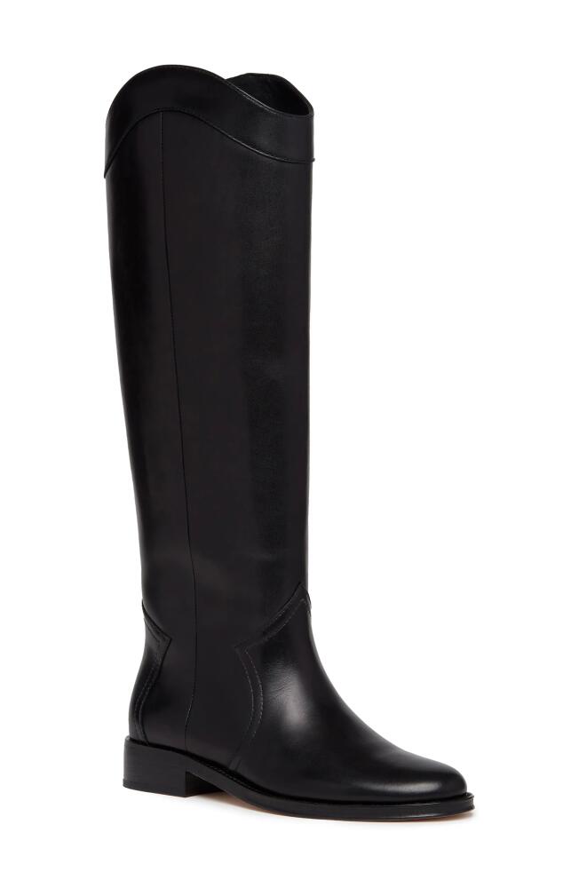 PAIGE Raina Knee High Riding Boot in Black Cover